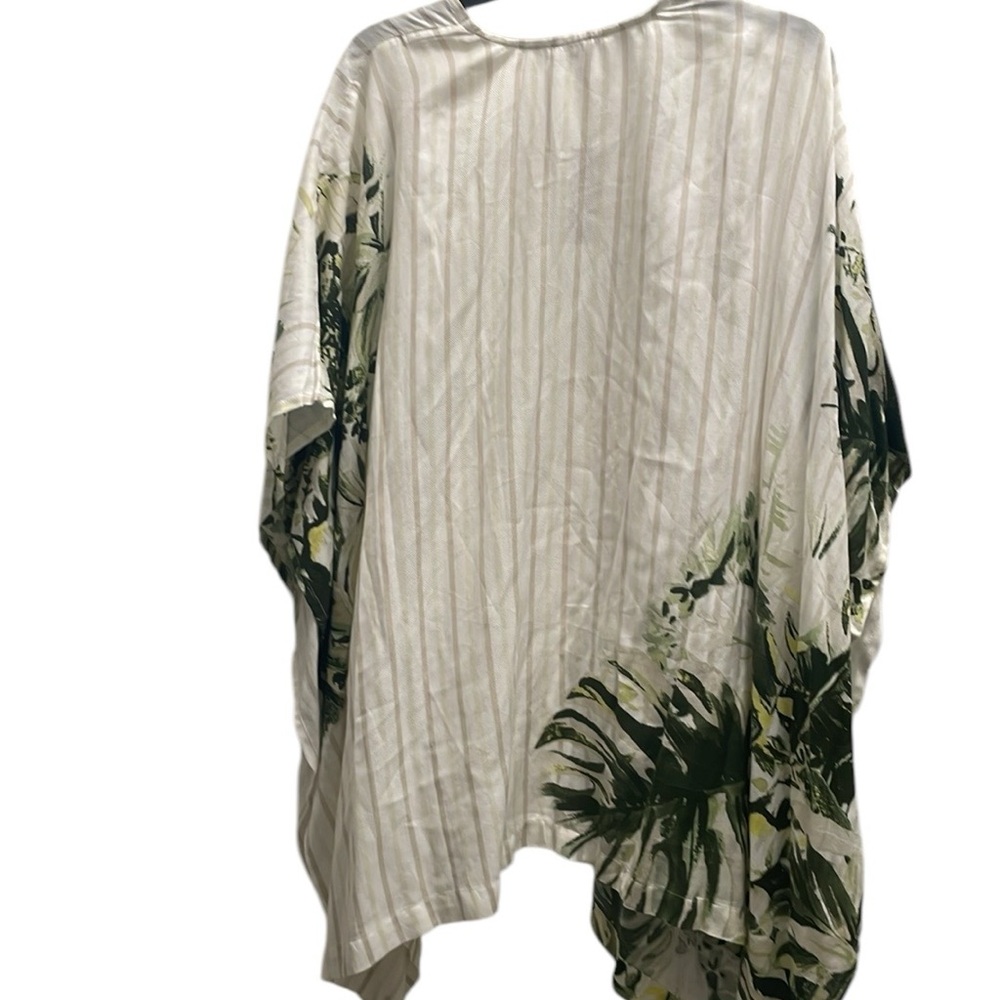 Chicos kimono ruana wrap tropical Bahamas  size large xlarge - Picture 4 of 7